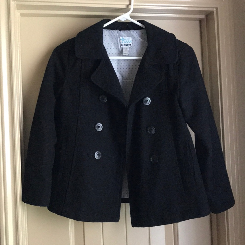 Girls Lined Pea Coat